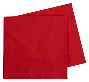 Five Star Napkins Lunch 2Ply Apple Red 40/ Pack