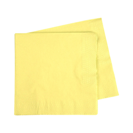 Five Star Napkins Lunch 2ply Pastel Yellow 40/ Pack