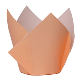 Five Star Paper Tulip Cupcake Case Peach 20/PK