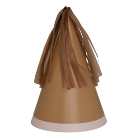 Five Star Party Hat With Tassel Topper Acorn 10/ pack