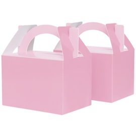 Fiver Star Paper Little Lunch Box Pastel Pink 10/PK