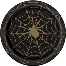Halloween Blk & Gold Spider 9