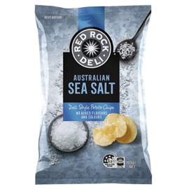 Red Rock Deli Chips Sea Salt 165g