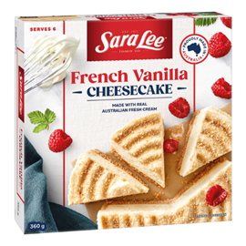 Sara Lee Cheesecake French Vanilla 360g
