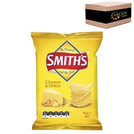 Smiths Chips Cheese & Onion 45G 18/CTN