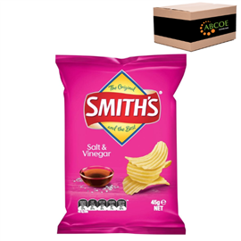 Smiths Chips Salt & Vinegar 45G 18/CTN