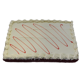 The French Kitchen Cake Half Slab Red Velvet 1.1kg