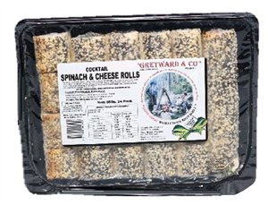 The Pie Factory Cocktail Rolls Spinach & Cheese 24/PK