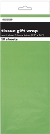 Tissue Paper Apple Green 10/ Pack