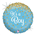 BALLOON FOIL 18 GLITTER ITS A BOY UNINFLATED