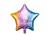 BALLOON FOIL 18 STAR CURSIVE HAPPY BIRTHDAY RAINBOW UNINFLATED