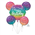 BALLOON FOIL BOUQUET HBDAY SPARKLE 5PK UNINFLATED