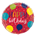 Balloon Foil 18 Happy Bday Balloon Party Uninflated