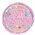 Balloon Foil 18 Happy Christening Pink Uninflated