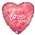 Balloon Foil 18 I Love You Watercolour Uninflated