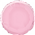 Balloon Foil 18 Round Pastel Pink Uninflated