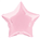 Balloon Foil 18 Star Pastel Pink Uninflated