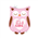 Balloon Foil 26 Its A Girl Baby Owl Uninflated