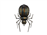 Balloon Foil 39 Halloween Black Spider Uninflated 