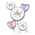 Balloon Foil Bouquet Unicorn Party 5Pk Uninflated