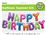 Balloon Foil Letter Kit Happy Birthday Multi Colour