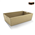 CATER BOX ONLY RECTANGLE MEDIUM BROWN 50CTN