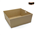 CATER BOX ONLY SQUARE SMALL KRAFT 100CTN