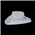 Cowgirl Hat Light Up White