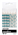 Dots  Stripes Candles Teal 12 Pack