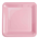 Five Star Square Banquet Plate 10 Classic Pink 20 Pack