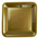 Five Star Square Banquet Plate 10 Metallic Gold 20 Pack