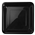 Five Star Square Snack Plate 7 Black 20 Pack