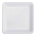 Five Star Square Snack Plate 7 White 20 Pack