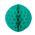 Honeycomb Ball Classic Turquoise 25Cm