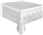 Tablecover Rectangular White Lace