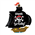 Balloon Foil 46 inch Happy Birthday Pirate Ship Uninflated 
