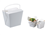 Castaway Food Pail 16oz White With Handle 25/ Pack