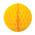 Honeycomb Ball Yellow 25Cm