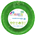 LIME ROUND LUNCH PLATE 25/PK ALP